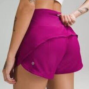 Lululemon Speed Up High-Rise Lined Short 4" - Magenta